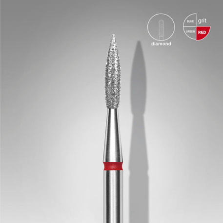 Staleks Pro Diamond Nail bit Red Flame
