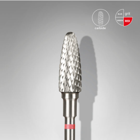 Staleks Pro Expert Carbide Nail Bit Red