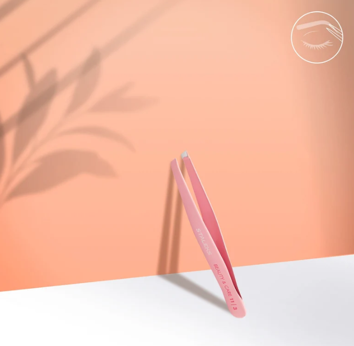 Staleks Eyebrow tweezers BEAUTY & CARE 11 TYPE 3 wide beveled
